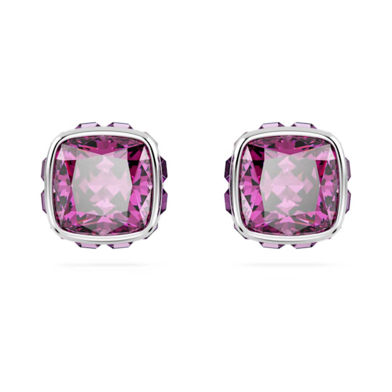 Deze levendige, veelzijdige oorstekers passen overal bij en zijn geïnspireerd op de geboortesteen van februari. De sieraden met paarse kristallen met een vierkante slijpvorm geven elke outfit een kleurrijk accent, herinneren de drager eraan om een nuchtere kijk te behouden en beschermen de drager tegen gezondheidsproblemen en negatieve energie. Een betekenisvol cadeau voor een dierbare of het perfecte cadeau voor uzelf.
