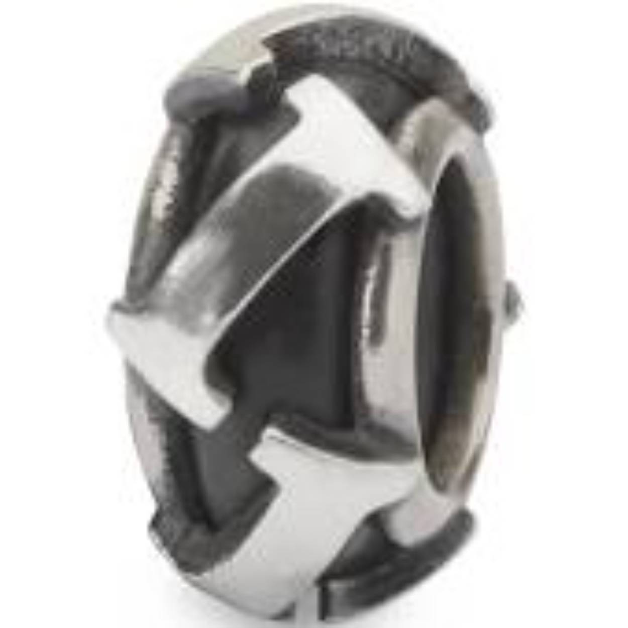 Dit is een kraal van Trollbeads met de naam: I Stopper. Deze kraal is gemaakt van sterling zilver.