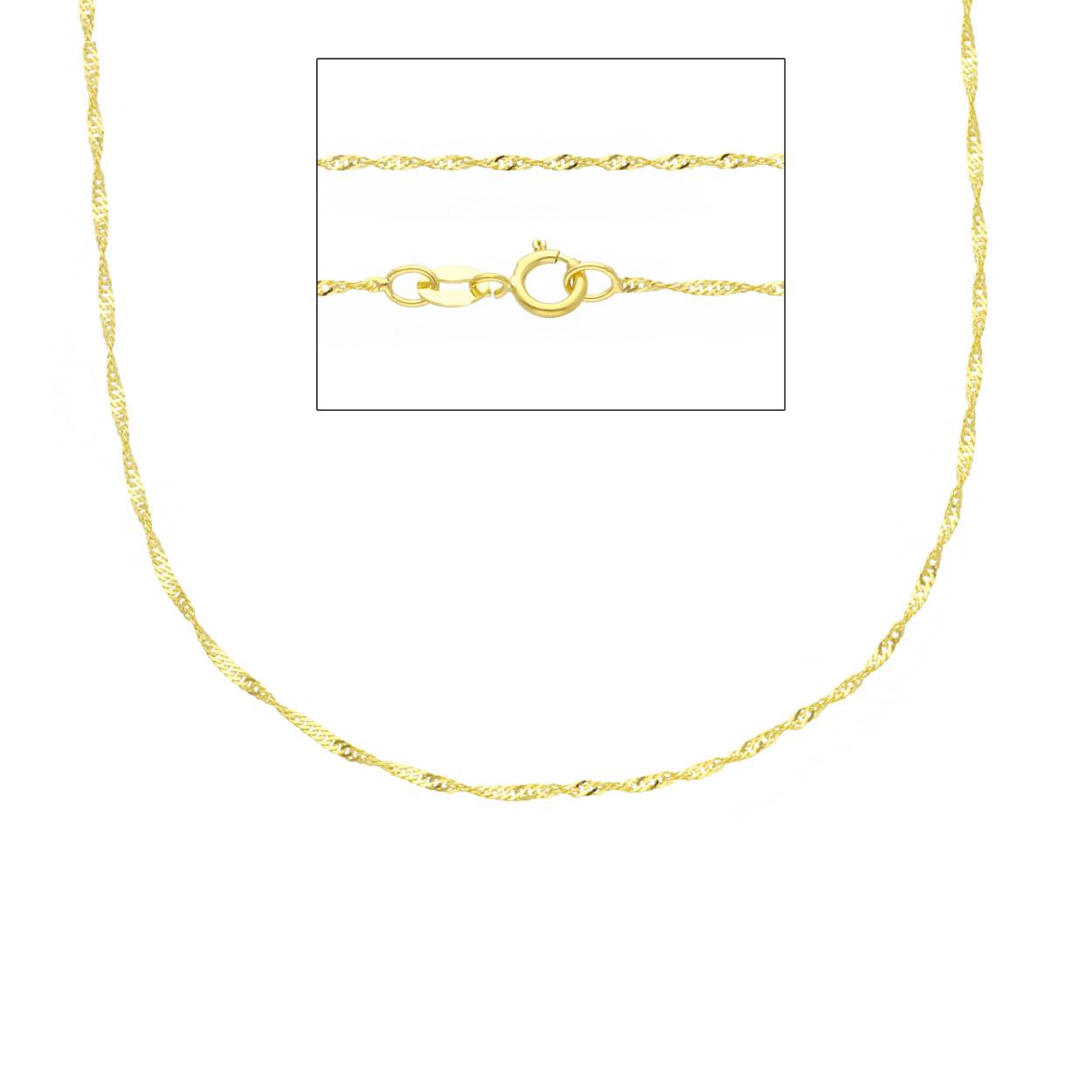 ketting 18karaat goud 45cm