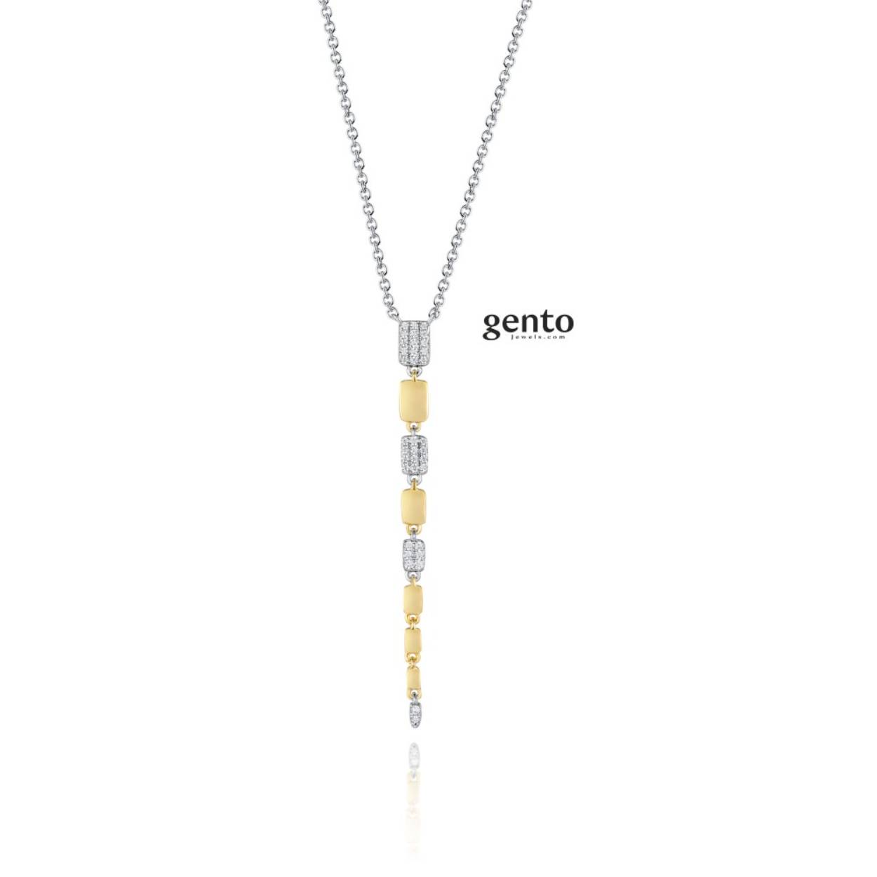 KETTING 925 RHOD BI-COLOR CZ