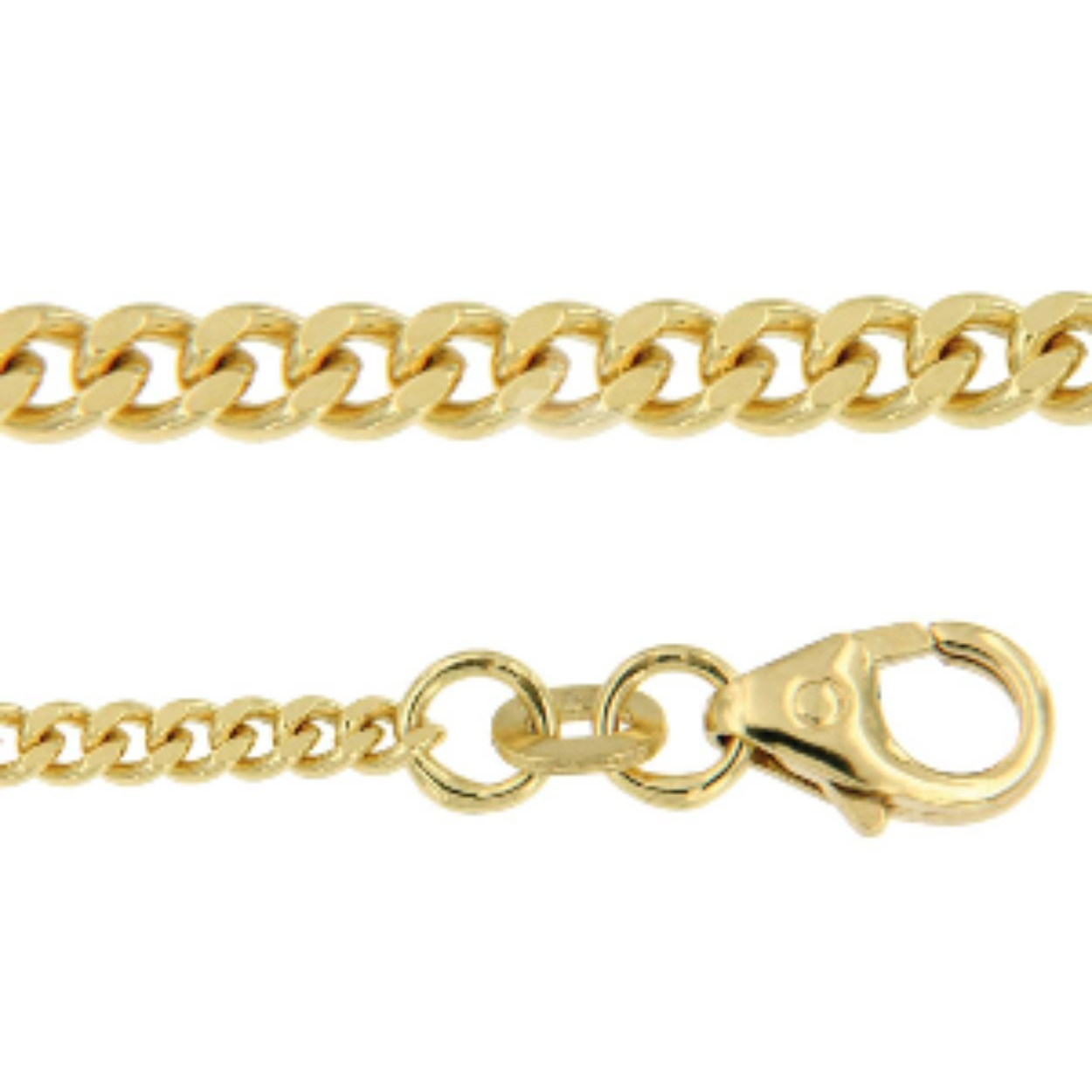 gouden gourmet collier 45cm