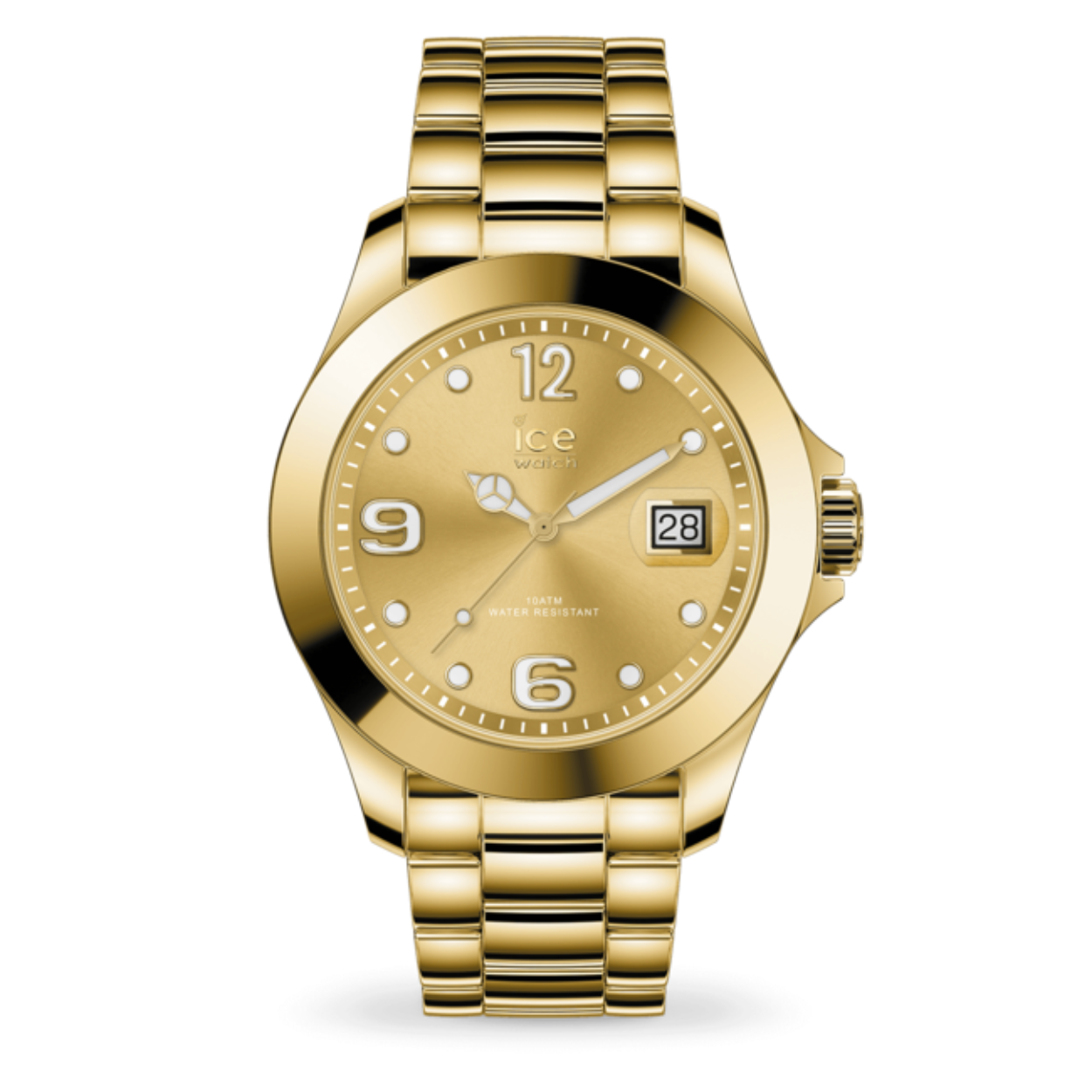 Ice-Watch ICE steel dameshorloge - Gold Shiny (M) IW016777