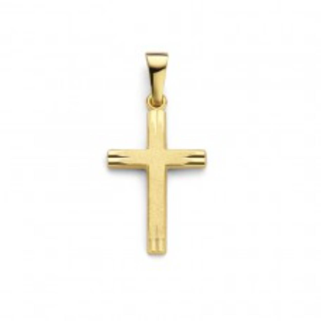 You & Me hanger kruisje goud 18k
