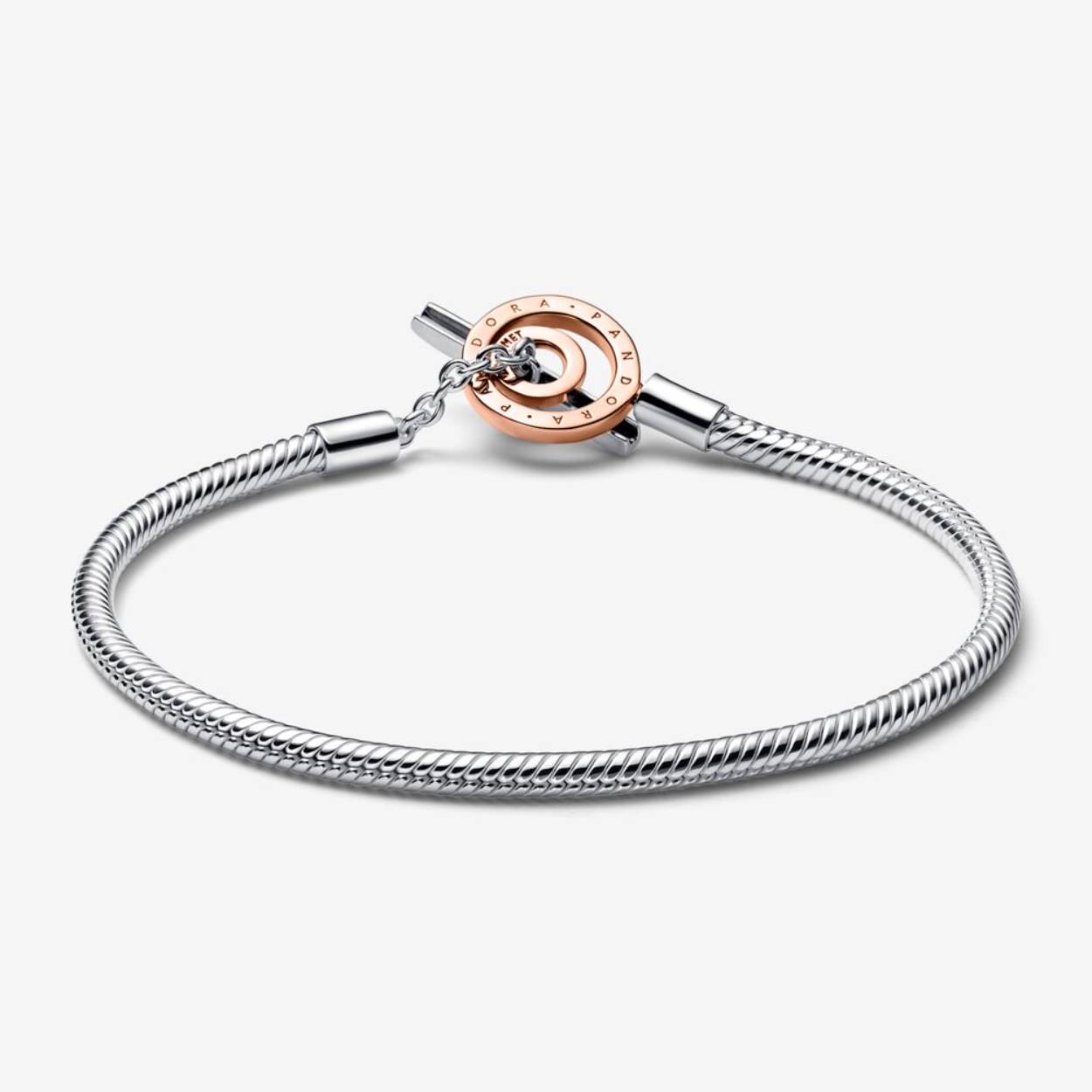Pandora - Zilveren armband Logo pandora rose sluiting - 582309C00-19