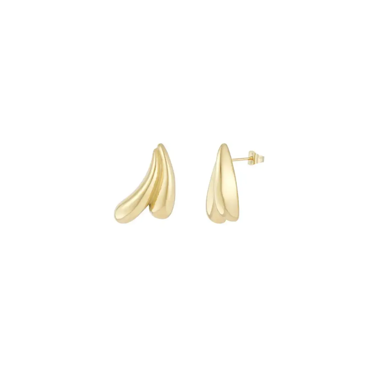 Earrings drippies - Gold color