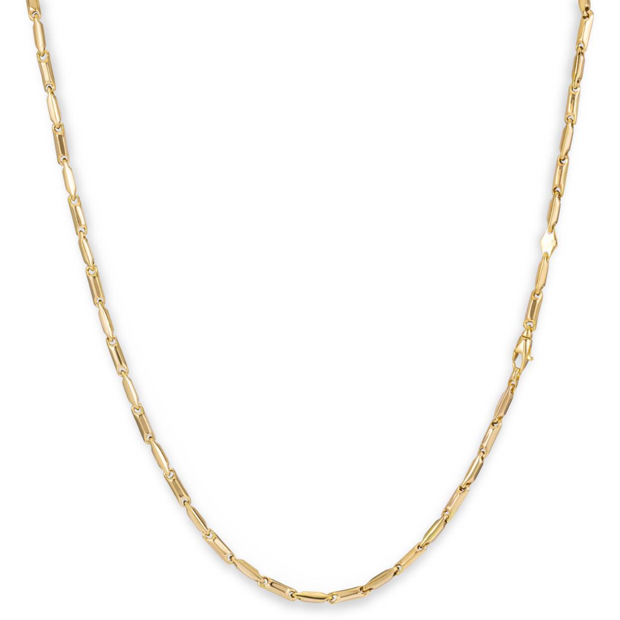 Betreed de wereld van tijdloze elegantie met het JH Brummer Collier van 14K Geelgoud Fantasie. Dit verfijnde sieraad, met zijn fantasievolle ontwerp, straalt klasse uit en voegt een vleugje luxe toe aan elke look. Een onmisbaar accessoire voor wie op zoek is naar verfijning en stijl.