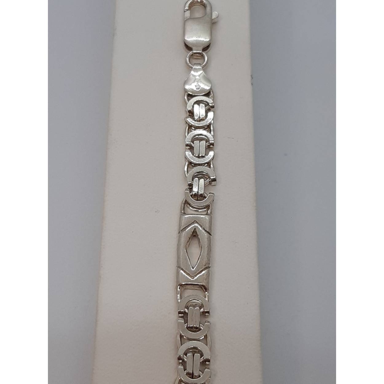 zilver 925  schakel manen armband 