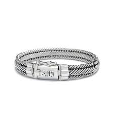731 Weave collectie.
Lengte: 19 cm
Breedte: 11 mm 
Zilver