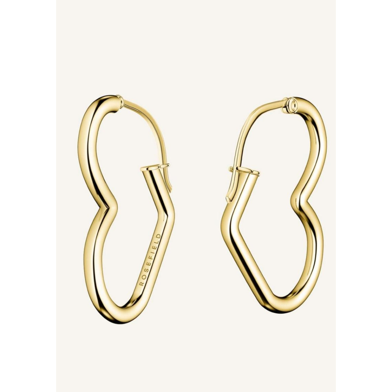 Rosefield Heart Hoops Gold JEHHG-J579