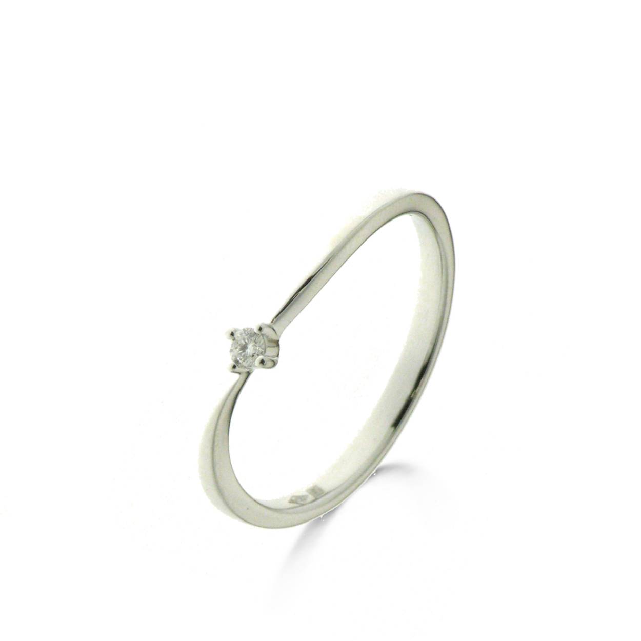 Naiomy Gold Ring wit goud 18k briljant