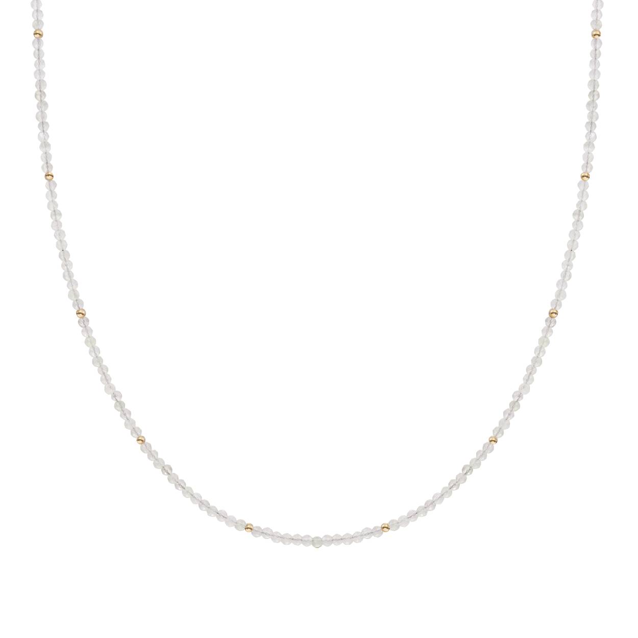 Geef je look een speelse touch door deze Moonstone Kralenketting toe te voegen. Deze ketting is perfect om te combineren met de Essential kralenketting 2mm. Voeg er een mooie pendant aan toe en je hebt de perfect look. 