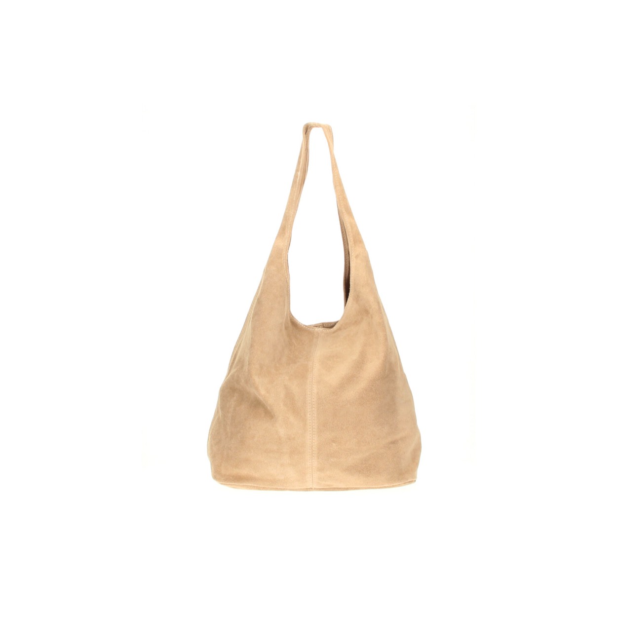 Echte lederen shopper van Suede
niet gevoerd

Afmetingen:
Hoogte 60cm x breed 35cm x diep 17cm