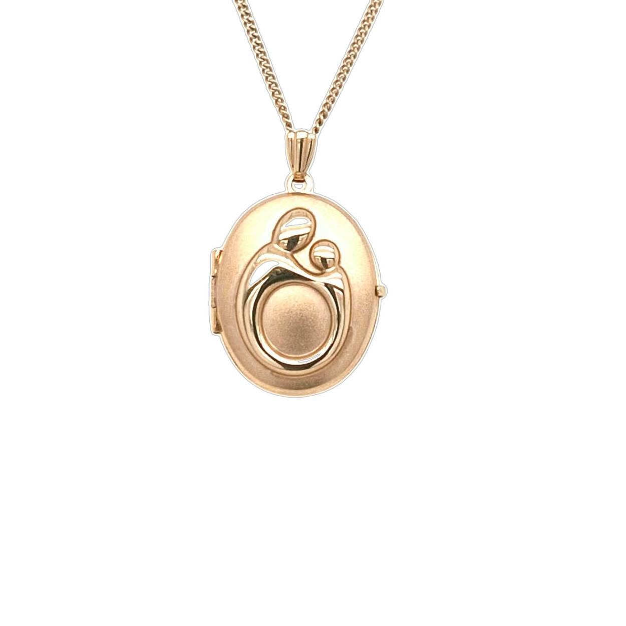 geelgouden medaillon m'amour