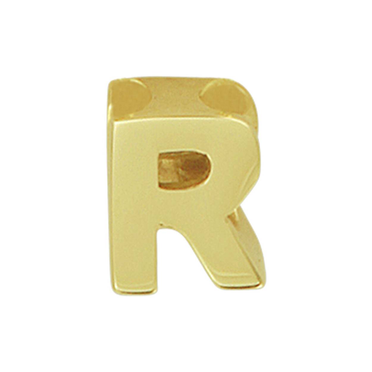 14k Geelgouden hanger uitgevoerd met een letter.