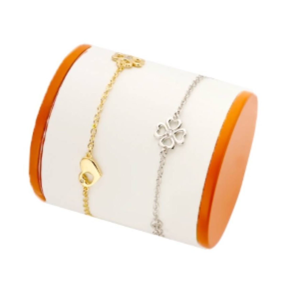 zilveren armband klaver zirkonia