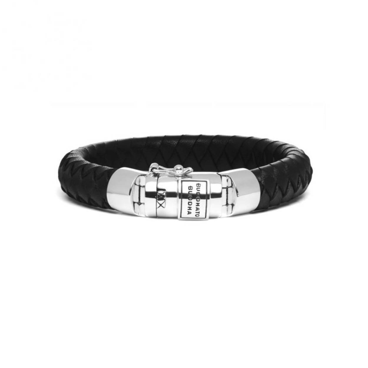 Buddha to Buddha  Ben Leather Bracelet Black