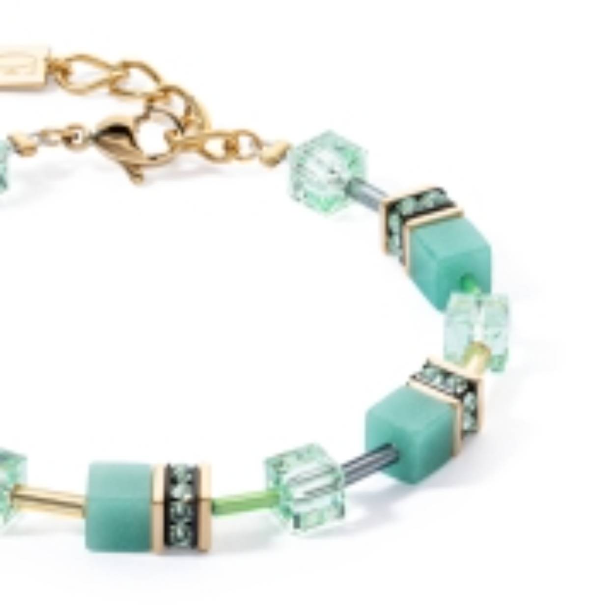 Coeur de Lion armband met polaris en swarovski kristallen 