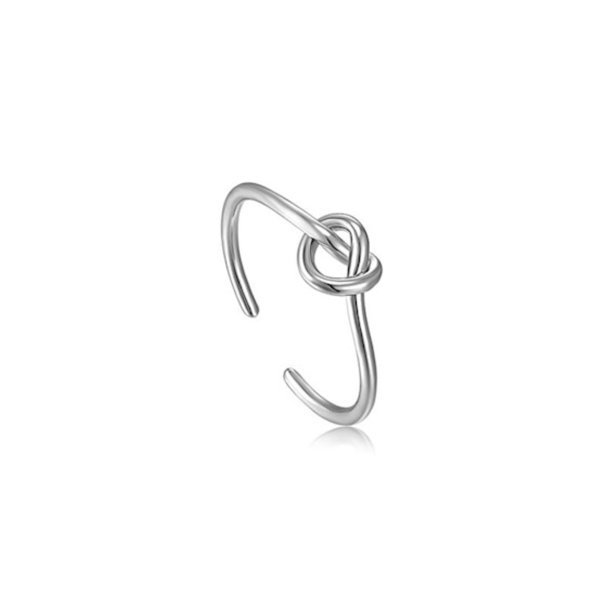 zilveren ring knot one size