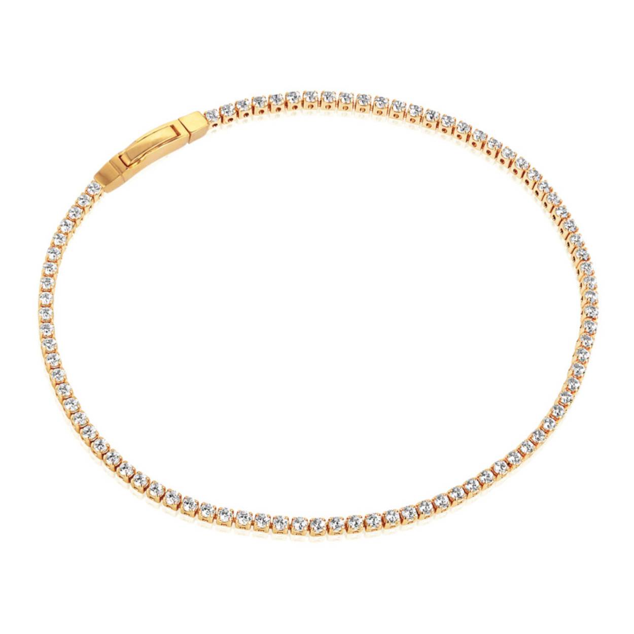 Zilver 18 k vergulde armband van het merk Sif Jakobs SJ-B2869N-CZ-YG-19