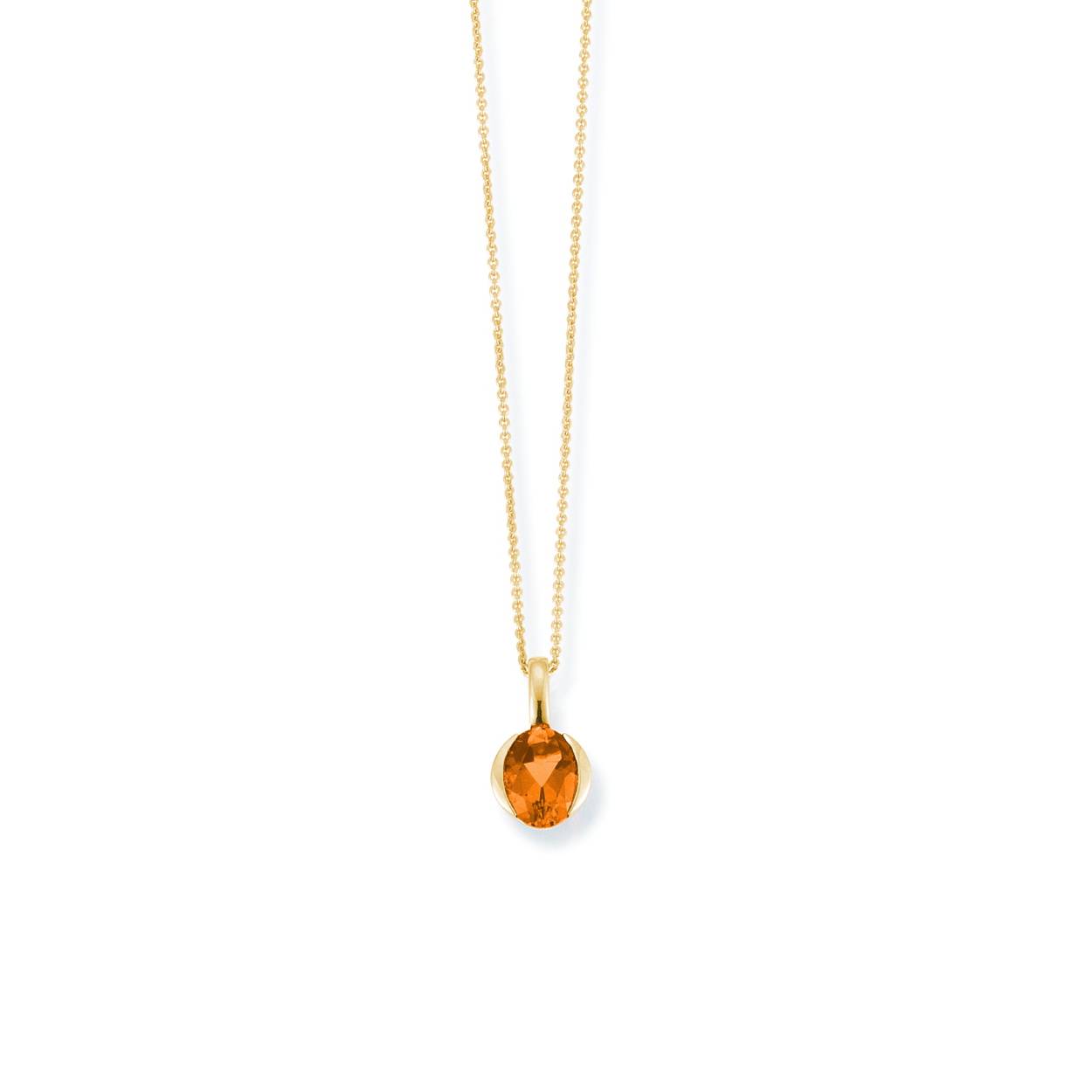 Hanger met citrien, excl. collier