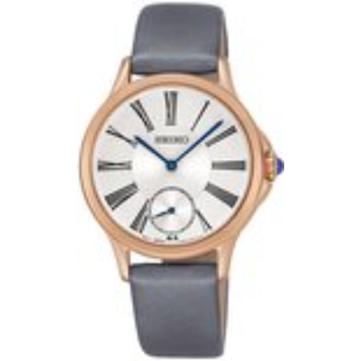 Klasse en tijdloze ontwerpen vormen samen met de perfecte kwaliteit voor de enorme bekendheid van het merk Seiko. Als duurzaamheid en superservice u aanspreekt bent u bij Seiko aan het juiste adres. Dit mooie klassieke Seiko SRKZ54P1 horloge beschikt over een rosé gouden kleur kast en een grijze lederen band. De kleur van de wijzerplaat is zilver. Dit horloge heeft een waterdichtheid van 5 ATM. 2 jaar garantie op het uurwerk.