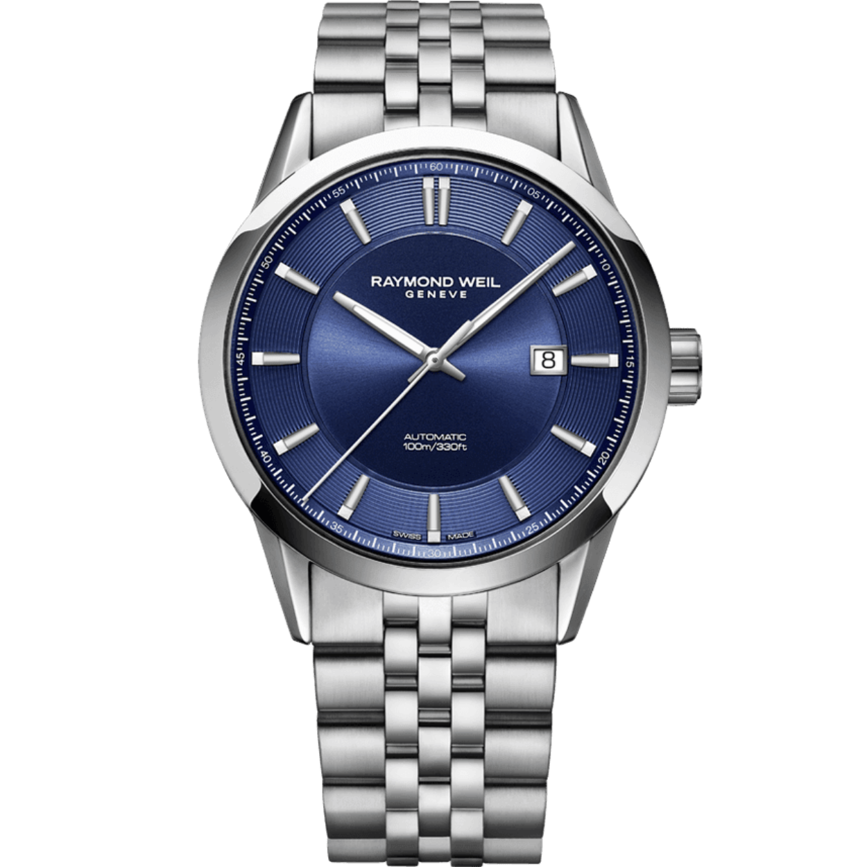 Raymond Weil horloge, Freelancer staal/blauw