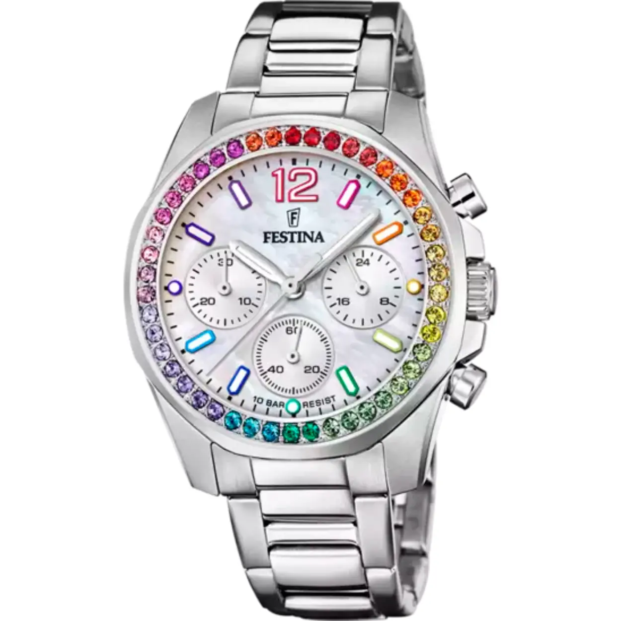 Festina dames horloge F20606/2 met een staal kast

Festina horloges zijn de perfecte mix van elegantie en functionaliteit.Festina biedt een herkenbaar design, constante technologische evoluties en en een perfecte prijs/kwaliteit garantie.