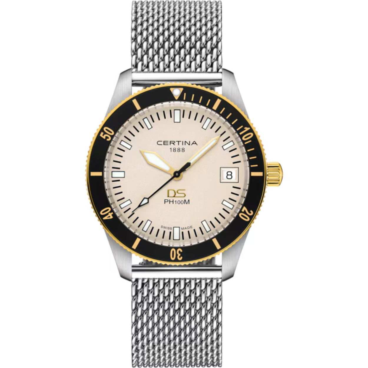 The watches in the DS PH collection have a rich heritage. They are the legitimate successors of the extremely robust timepieces of the 1960s which attract attention through their maritime characteristics and sporty, elegant design.