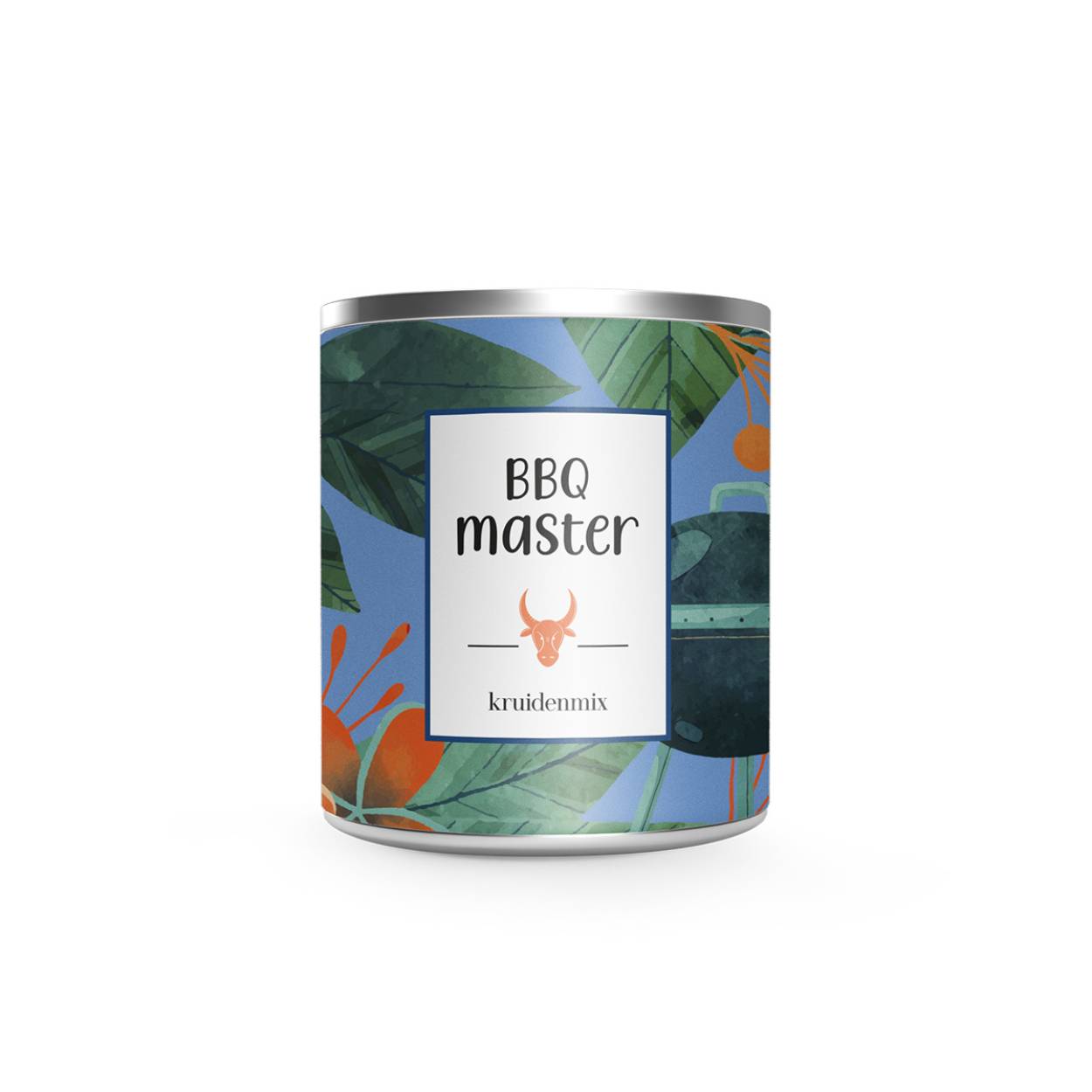 BBQ Kruiden • Natural Gifts • Spice Rub • Inhoud: 80 gr. BBQ Kruidenmix (ui, knoflook, zout, peper, koriander, suiker, mosterdmeel geel, peterselie, komijnzaad, rozemarijn)