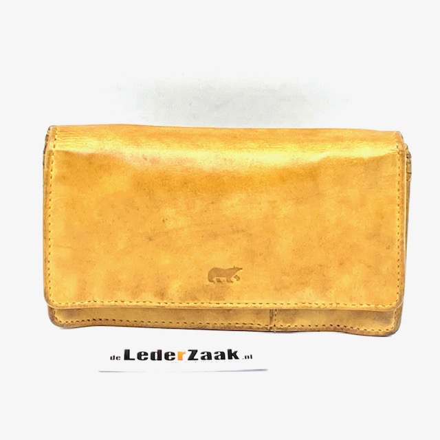 Portemonnee 12 vakjes om bankkaarten in op te bergen.				
Twee binnenritsen 
Achterrits.
3 vakken voor papiergeld.
Afmetingen:
Hoogte 10cm x Breedte 15cm x Diep 3-7 cm