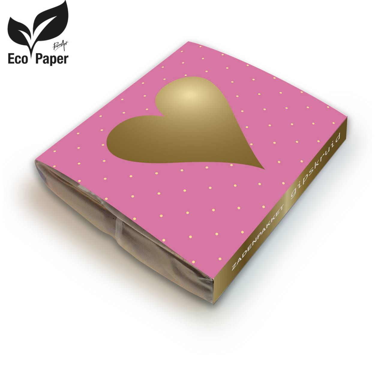 Gipskruid • Natural Gifts • Zadenpakketen Eco Everyday Blooms • Papier gemaakt van 100% plantafval • Inhoud: 1 x kweekzak, 1 x grondtablet, 1 x zakje zaden + plantinstructie