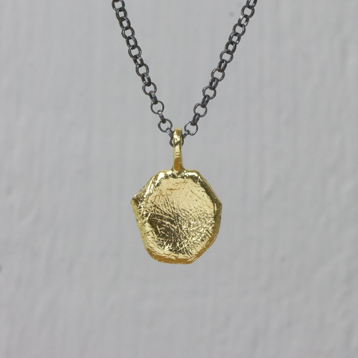 Collier zilver oxy met vijfhoek 