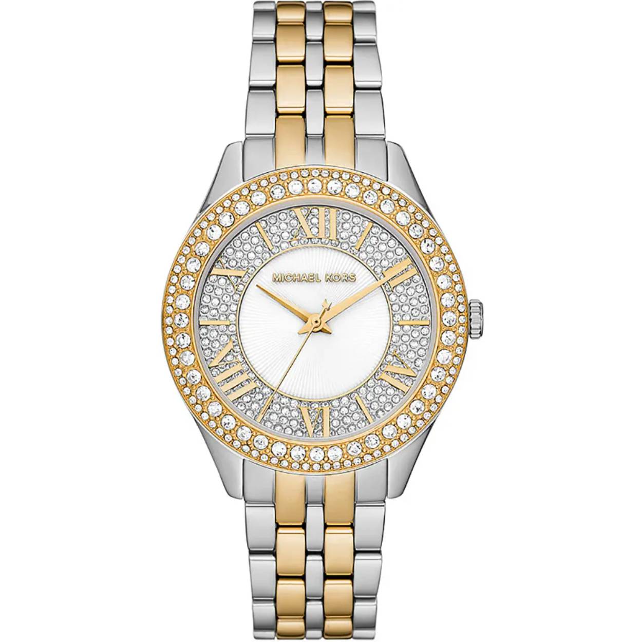 Dit Michael Kors horloge heeft een kast gemaakt van Roestvrijstaal met een diameter van 38 mm en is voorzien van een metalen band. In de kast bevindt zich een Seiko kwaliteitsuurwerk en is afgewerkt met Mineraalglas.

Het horloge is 5ATM. Dit betekent dat het horloge geschikt is om mee te douchen. Verder wordt het horloge geleverd met 2 jaar garantie.