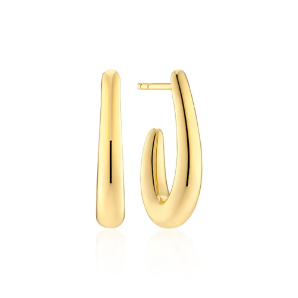 Sif Jakobs oorringen 'Goccia Pianura Parvus' SJ-E2486-YG
zilver 18 krt goldplated.