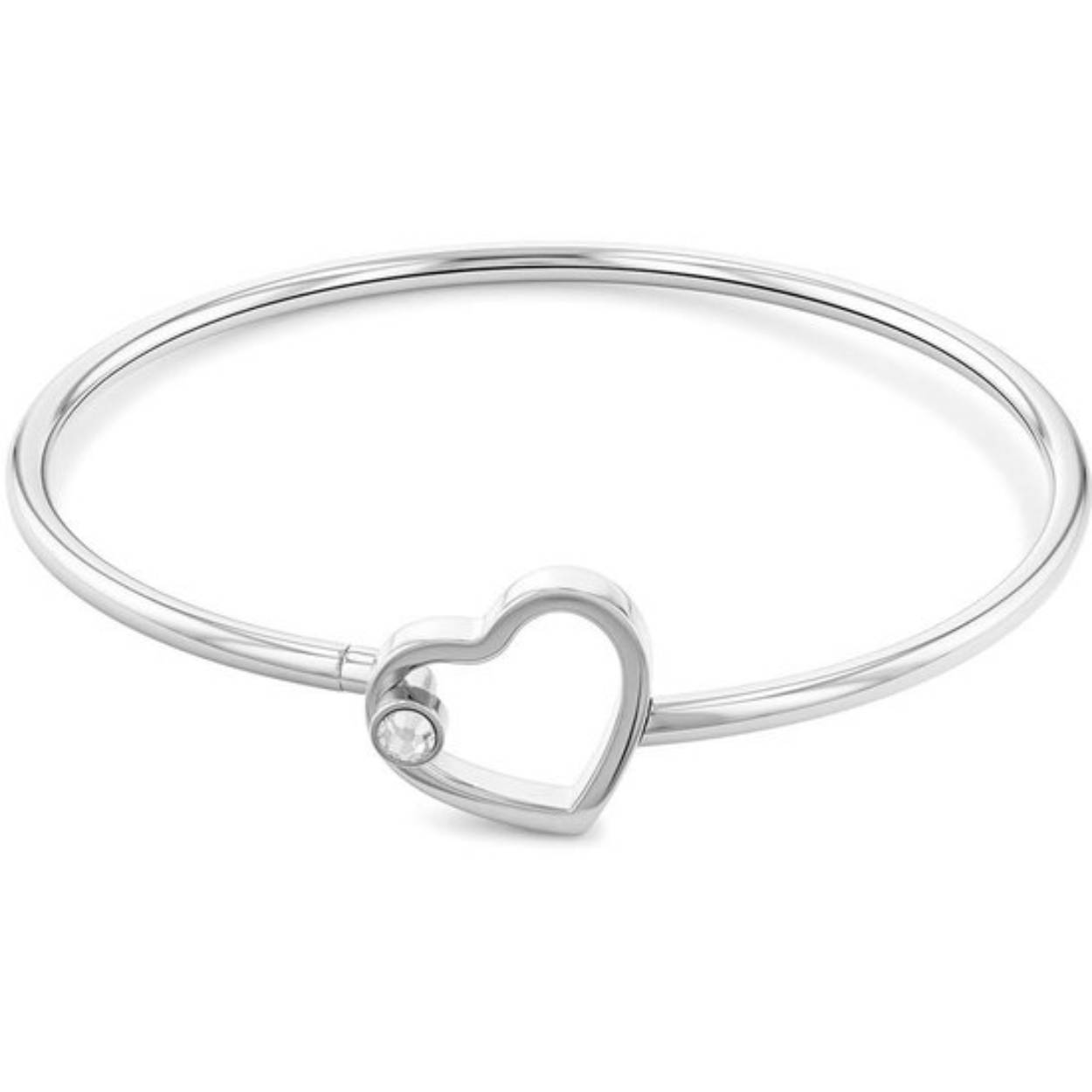 Tommy Hilfiger Jewels TJ2780754 Bangle Goudkleurig Dames
Deze unieke armband van Tommy Hilfiger uit de jewelry serie met nr: TJ2780754 is een opvallend model. De zilverkleurige bangle heeft een open bovenkant van een hart met hierin een sprankelende zirkonia. Het hart heeft een afmeting van 51 x 60mm en de armband heeft een afmeting van 19cm.

Het merk:
Tommy Hilfiger is wereldwijd één van de grootste designer lifestyle merken en is internationaal bekend om haar classic American cool stijl. De sieraden zijn voor dames en heren met een eigen stijl, die niet bang zijn om dit aan de wereld te laten zien.

Specificaties:
- Artikelnr: TJ2780754
- Zilverkleurige bangle armband
- Materiaal: Staal 
- Buisvormig 
- Dames sieraad