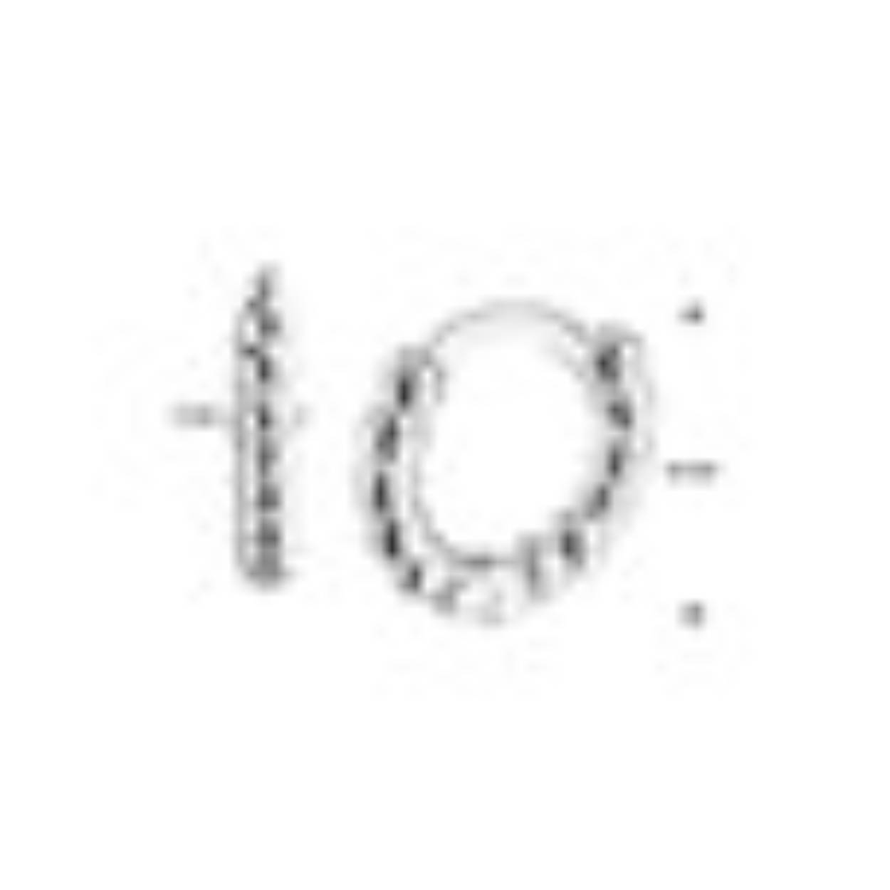 Trendy gerhodineerd zilveren klapoorringen met een poli afwerking en een stevige scharniersluiting. De klapoorringen zijn goed te combineren met bijpassende sieraden uit onze collectie. Info: Gerhodineerd zilver is door de rhodiumlaag beter bestand tegen verkleuren en krassen.