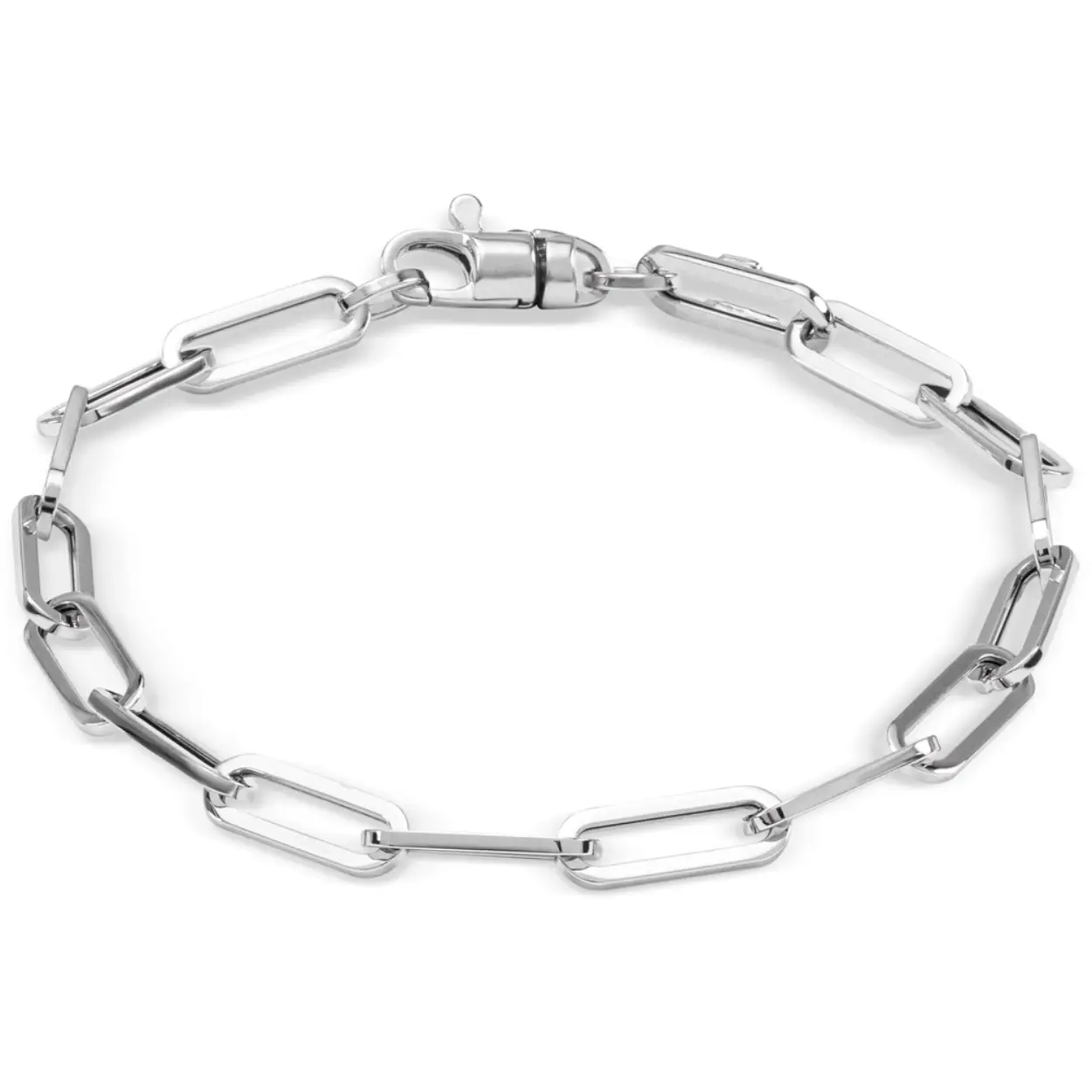 Monzario witgouden (14krt) armband 18cm