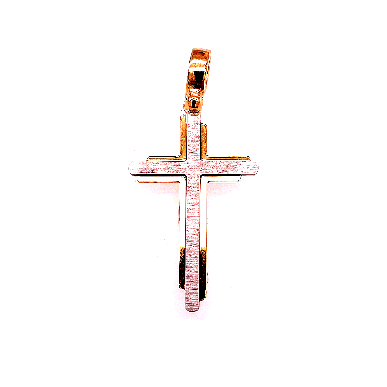 kruis geel goud en wit goud