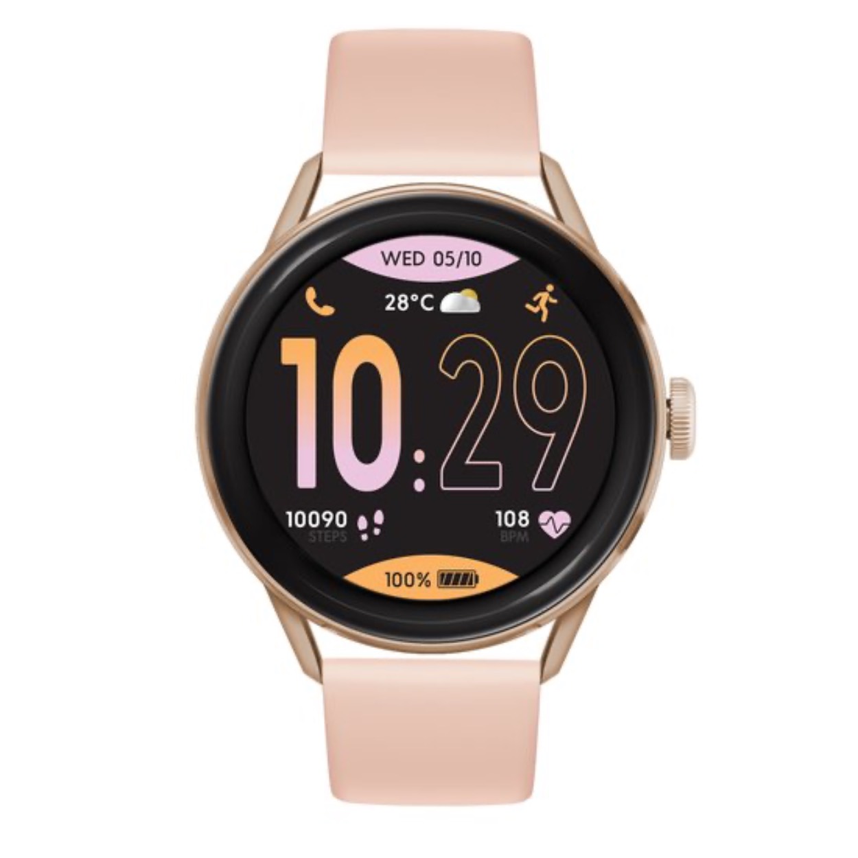 ICE WATCH SMART 2.0 ROSE GOLD NUDE ROUND AMOLED 023068