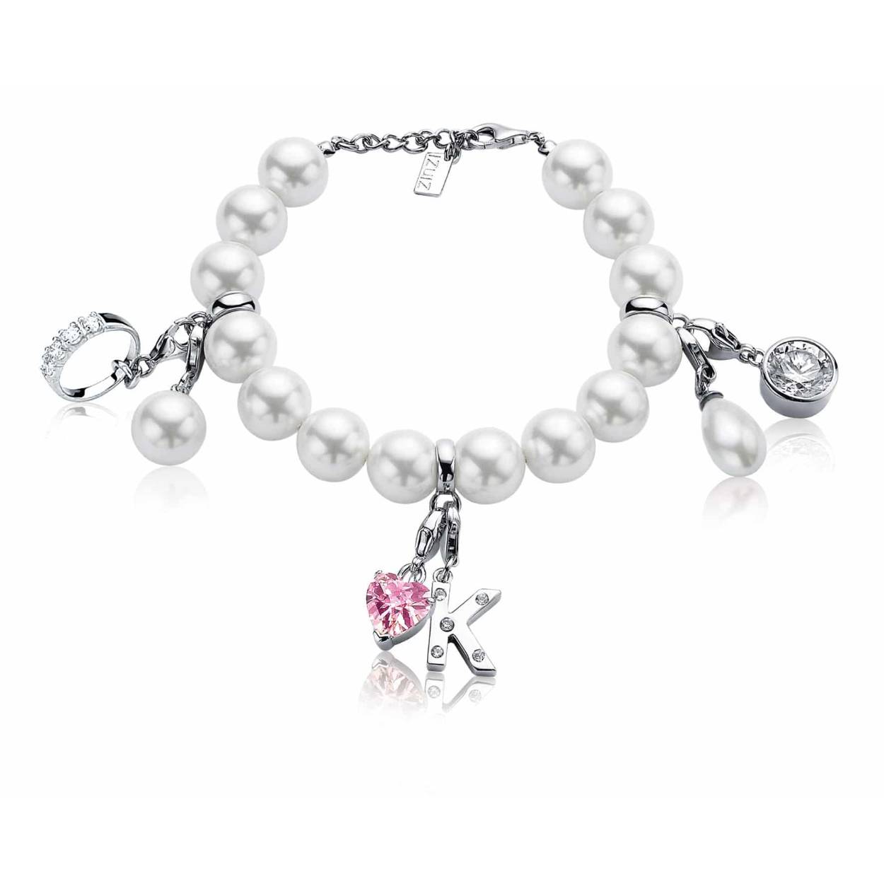zinzi parelarmband voor charms