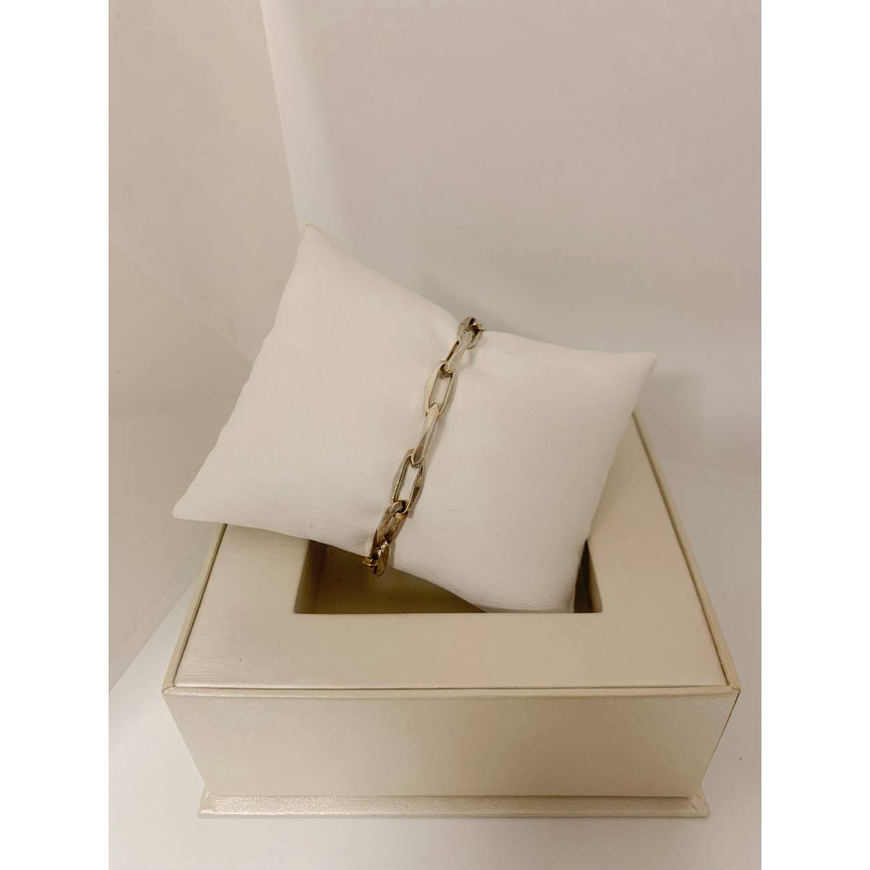 VINTAGE zilveren schakelarmband