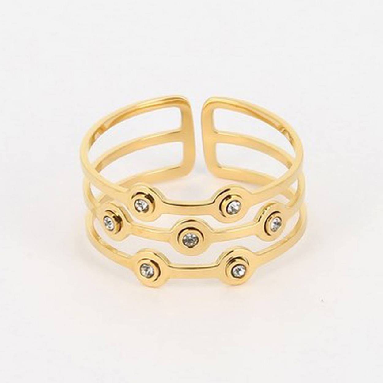 De Platings van ZAG Bijoux zijn van de allerbeste kwaliteit. De ringen van ZAG zijn echte eyecatchers en passen altijd omdat ze om je vinger klemmen. De Maat is van 16.5 tot 19 instelbaar