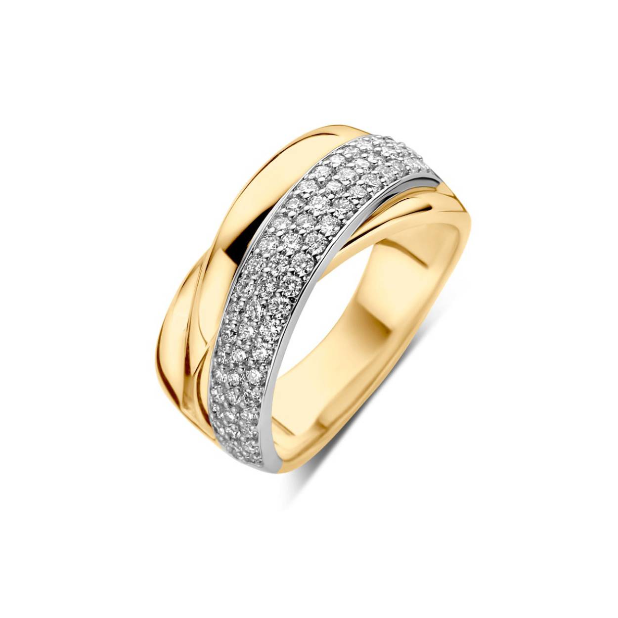 Ring goud 18kt met diamanten Davice