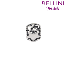 Bellini bedel zilver rond met sterren
