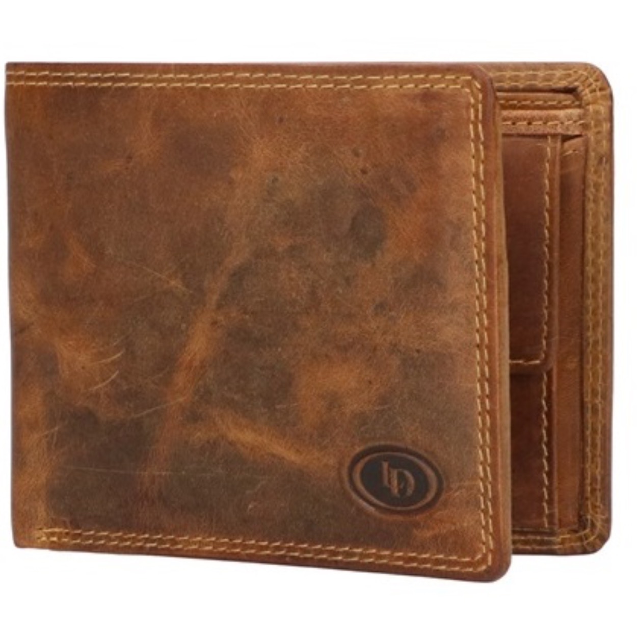 Handige portemonnee met diverse ruimtes om bankkaarten op te bergen. Naast natuurlijk papiergeld en muntjes.