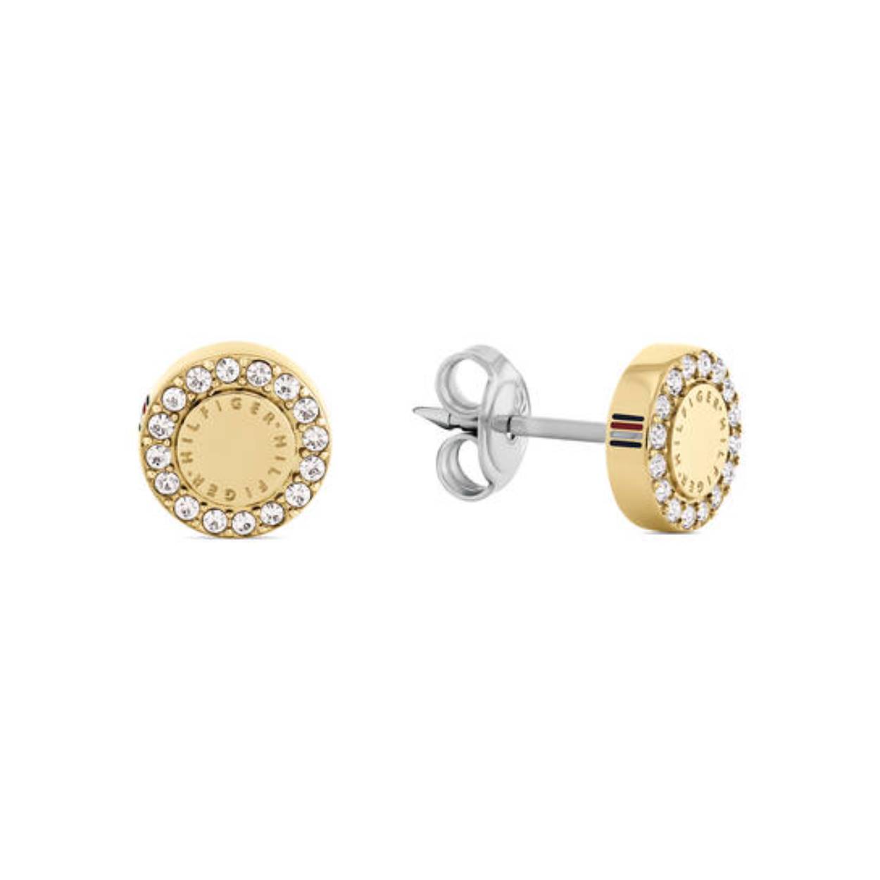 Tommy Hilfiger Jewels TJ2780908 Oorknoppen Dames Staal 8mm
Deze oorsieraden van Tommy Hilfiger uit de jewelry serie MINI CRISTALS met nr: TJ2780908 zijn mooi en fijntjes. De goudkleurige stalen dames oorknoppen zijn rond en plat en hebben in de buitenrand een rij kristallen. Doordat ze plat zijn en 8mm rond tonen ze mooi op het oor. Ook leuk te combineren met andere armbanden en sieraden van Tommy Hilfiger.

Het merk:
Tommy Hilfiger is wereldwijd één van de grootste designer lifestyle merken en is internationaal bekend om haar classic American cool stijl. De sieraden zijn voor dames en heren met een eigen stijl, die niet bang zijn om dit aan de wereld te laten zien.

Specificaties:
- Fijne stalen oorknoppen met kristal
- Materiaal: Goudkleurig staal
- Ø8mm
- Dames sieraad