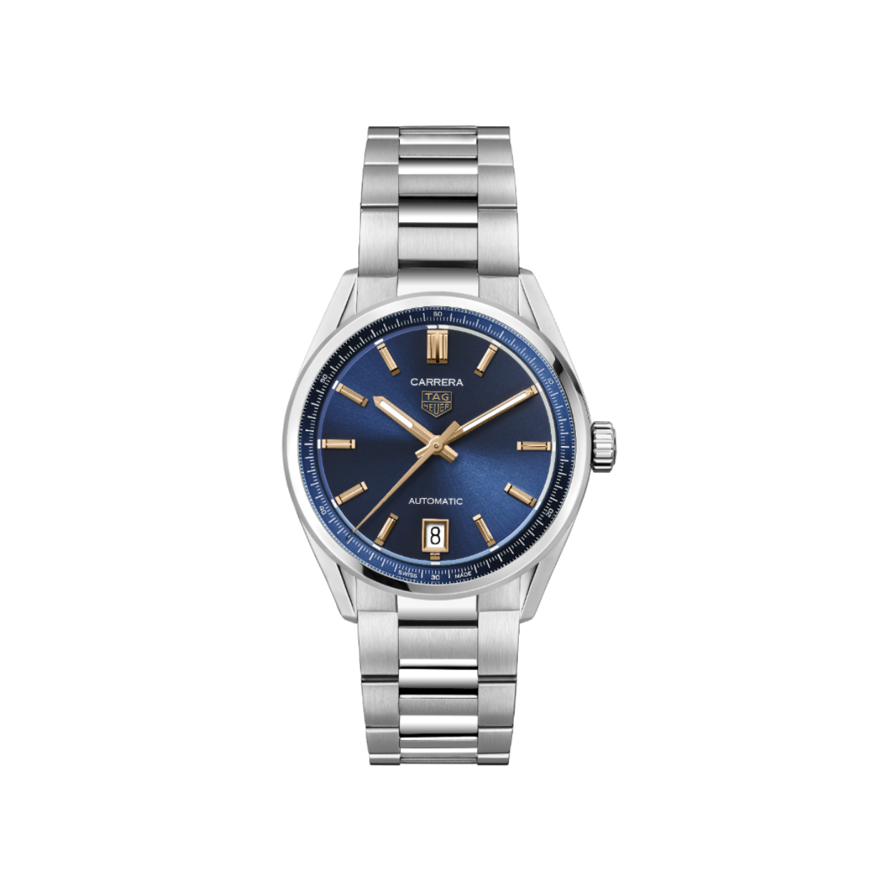 Dit TAG Heuer horloge behoort tot de Carrera collectie. Referentienummer:  WBN2311.BA0001 

Assertief en emblematisch, deze TAG Heuer Carrera straalt opvallende luxe uit. De combinatie van materialen en fijne details zorgt voor een horloge met onstuitbare verfijning en absolute kracht van karakter.
Met een witte parelmoer wijzerplaat bezet met goudkleurige indexen en wijzers, maakt deze fijn bewerkte wijzerplaat een prestigieus statement.
De stalen kast van 36 mm van dit horloge benadrukt het kenmerkende ontwerp. Het saffierkristal en de bijgewerkte band zijn resoluut sterk en opzichtig.

De TAG Heuer Carrera is voorzien van een automatisch uurwerk en de kast is gemaakt van edelstaal. Het horloge heeft een diameter van 36 mm en is getest op een waterdichtheid van 5 ATM / 50 meter. De horlogeband is gemaakt van edelstaal. Een automatische Calibre 7, met een 56 uur gangreserve bepaalt het tempo achter de oogverblindende wijzerplaat en zorgt voor precisie en vastberaden overtuiging.

