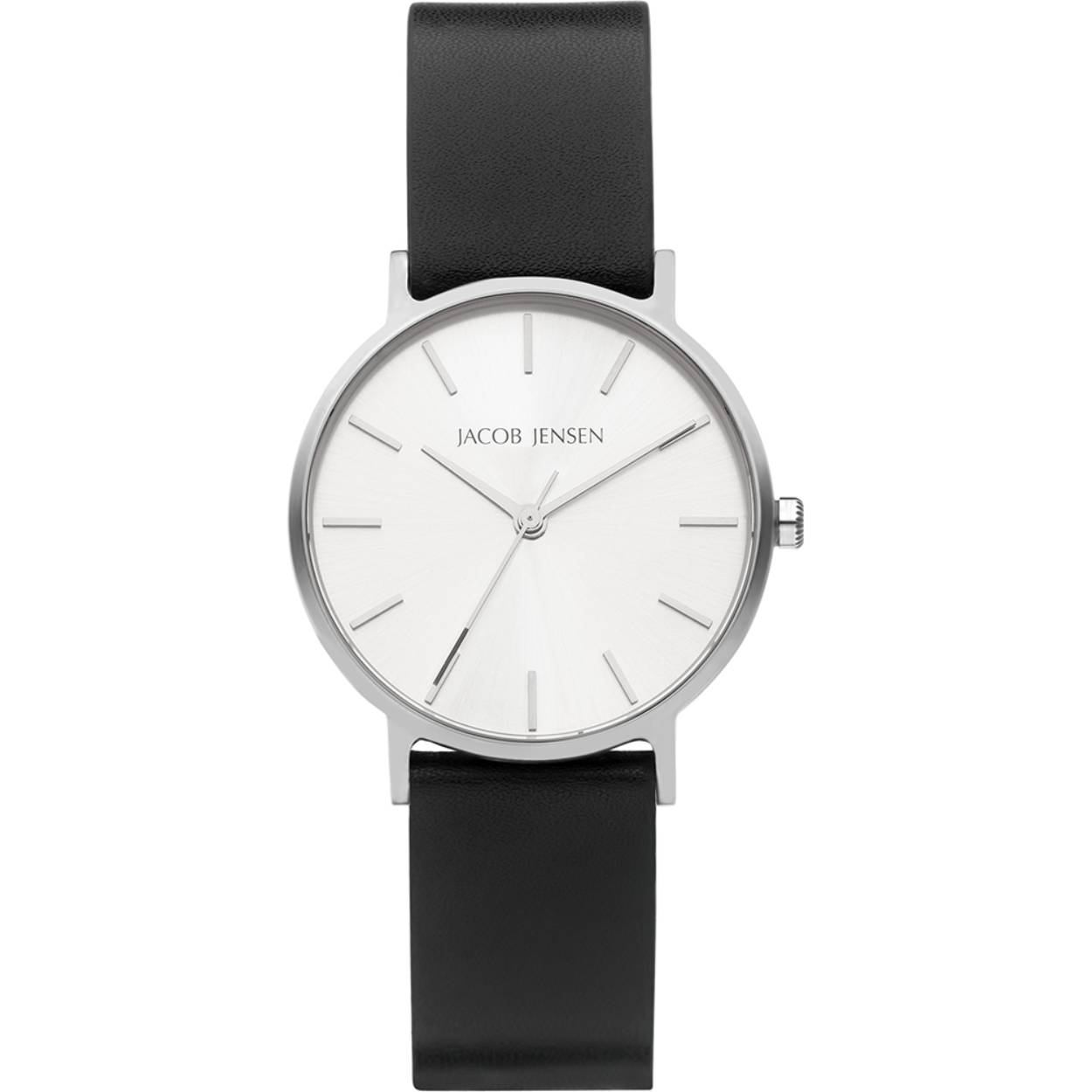Jacob Jensen horloge, Timeless Nordic zilver/zwart M
