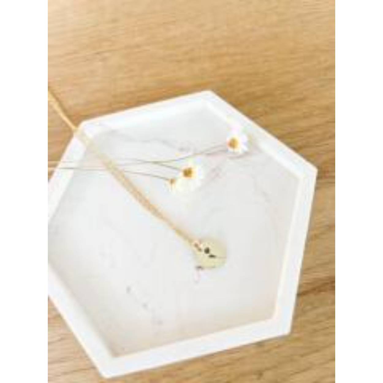 Zilver verguld collier met ronde hanger met afbeelding van de geboortebloem van augustus, de klaproos. 