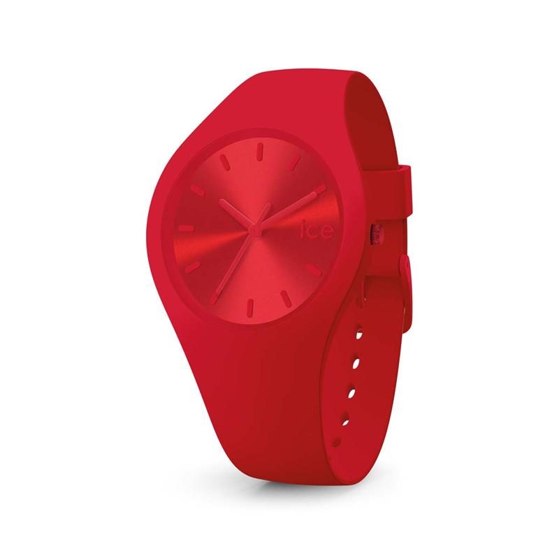 Ice watch Spicy. Trendy horloge in de kleur rood met een diameter van 40mm